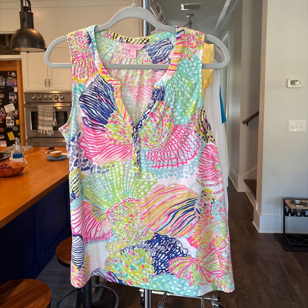 Lilly Pulitzer Tropical Tank Sz M